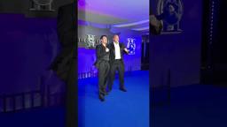Kombat ready... Martyn Ford and Lewis Tan reunite at the MORTAL KOMBAT II European Fan Event