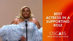 Da'Vine Joy Randolph |  Best Actress in a Supporting Role | Oscars 2024 Press Room Speech