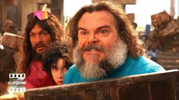 Jack Black / Steve Leads the Village Escape