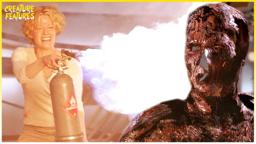 Fighting Caine With A Flamethrower