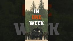 This is your one week warning.