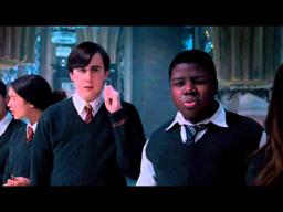 Hermione casts a spell on Ron