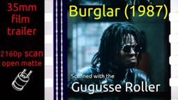 Burglar (1987) 35mm film trailer, flat open matte, 2160p