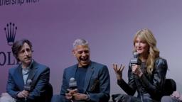 Noah Baumbach, George Clooney,  Laura Dern, Billy Crudup & Riley Keough on Jay Kelly