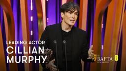 Cillian Murphy collects his Leading Actor BAFTA for Oppenheimer | EE BAFTA Film Awards 2024