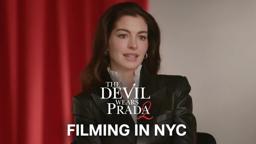 Filming in New York City