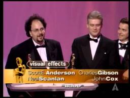 "Babe" winning the Oscar® for Visual Effects