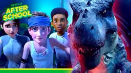 Tarbosaurus Rollercoaster Ride! Clip