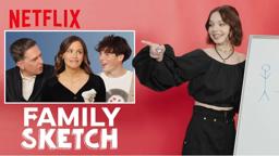 Jennifer Garner, Ed Helms, Emma Myers & Brady Noon Play Family Sketch
