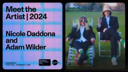 Meet the Artist 2024: Nicole Daddona and Adam Wilder on "The Bleacher"