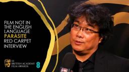 Bong Joon-ho's Backstage Interview After BAFTA Win