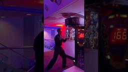 When the training for MORTAL KOMBAT II pays off. London welcomes Lewis Tan!