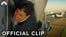 Ethan Hangs Onto Plane Full Scene