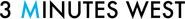 3 Minutes West Logo
