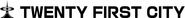 TWENTY FIRST CITY Logo