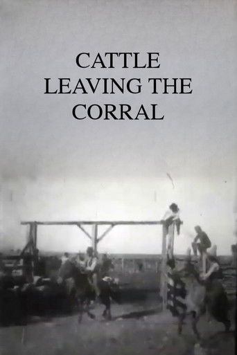 Cattle Leaving the Corral Poster