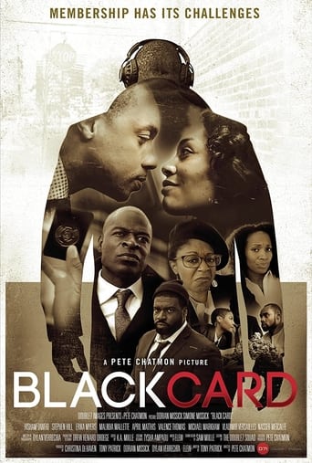 Black Card Poster