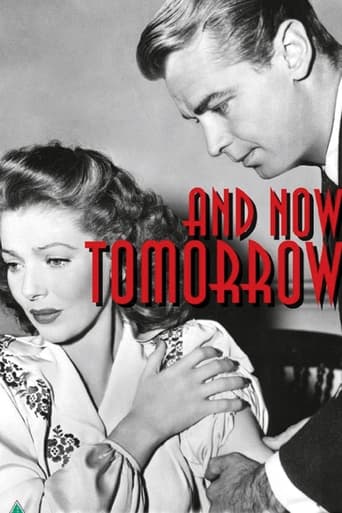 And Now Tomorrow Poster