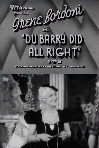 Du Barry Did All Right Poster