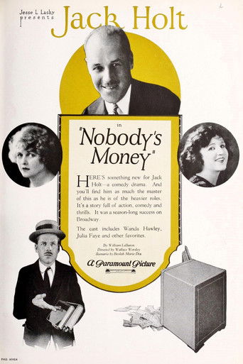 Nobody's Money Poster