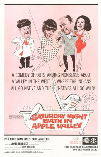 Saturday Night Bath in Apple Valley Poster