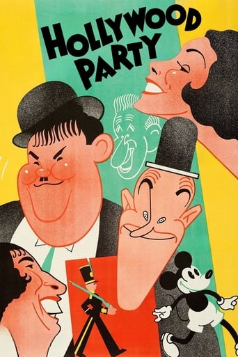 Hollywood Party Poster
