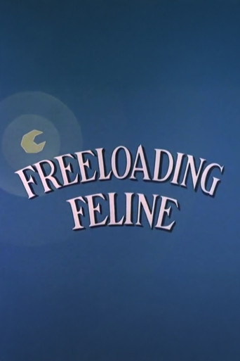 Freeloading Feline Poster