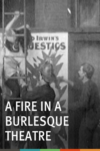 A Fire in a Burlesque Theatre Poster