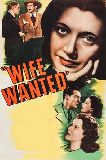 Wife Wanted Poster