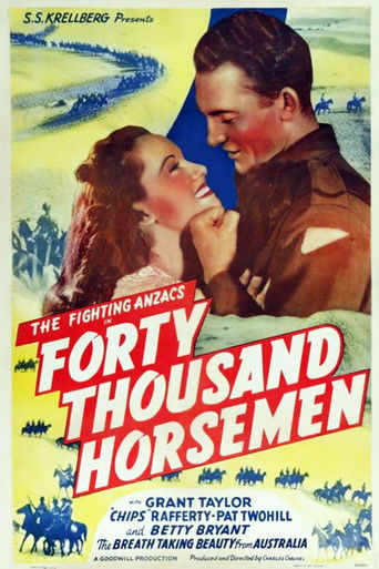 40,000 Horsemen Poster