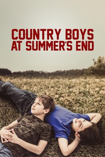 Country Boys at Summer's End Poster