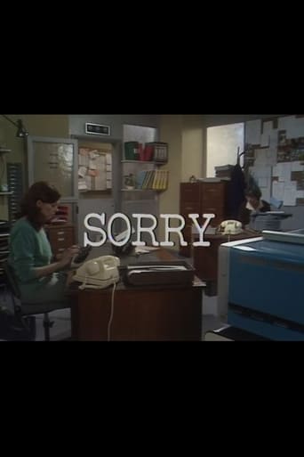 Sorry Poster