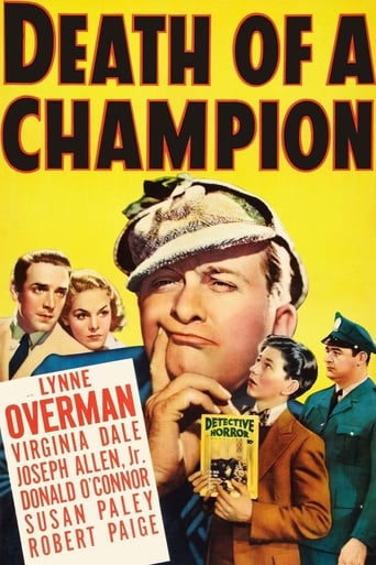 Death of a Champion Poster