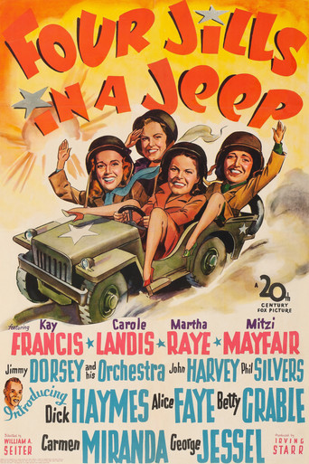 Four Jills in a Jeep Poster