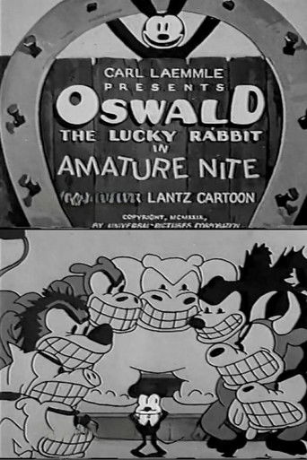 Amature Nite Poster