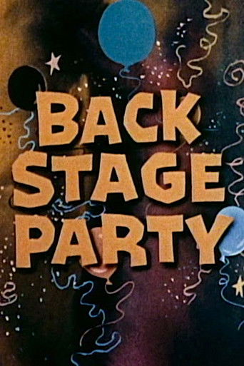 Backstage Party Poster