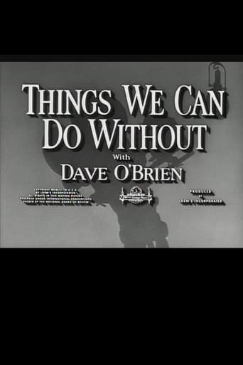 Things We Can Do Without Poster