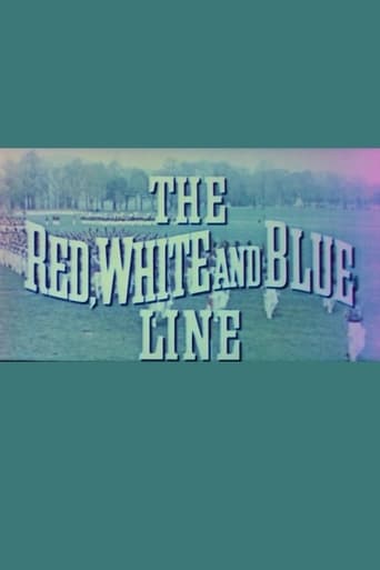 The Red, White and Blue Line Poster