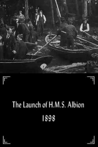 The Launch of H.M.S. Albion Poster