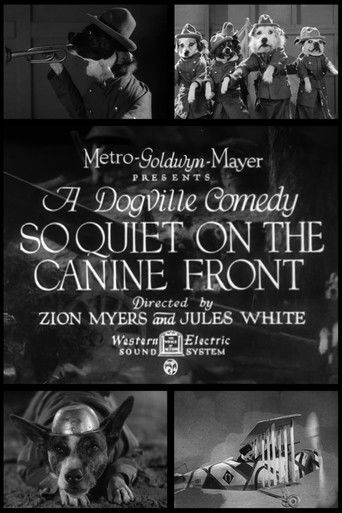So Quiet on the Canine Front Poster