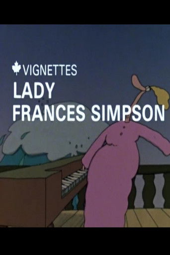Canada Vignettes: Lady Frances Simpson Poster