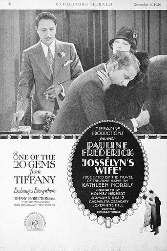 Josselyn's Wife Poster