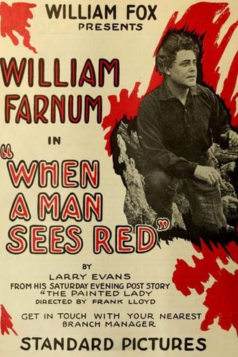 When a Man Sees Red Poster