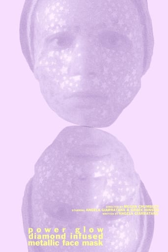 power glow diamond infused metallic face mask Poster
