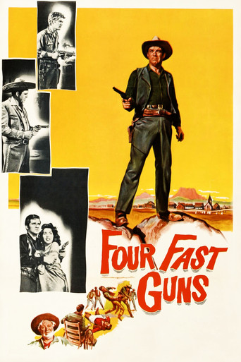 Four Fast Guns Poster