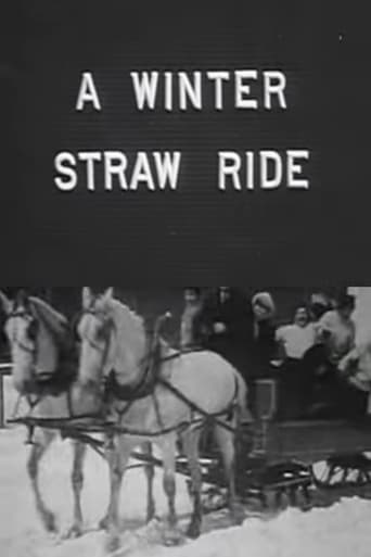 A Winter Straw Ride Poster