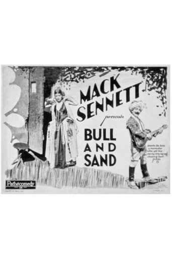 Bull and Sand Poster