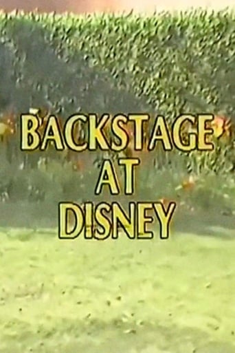 Backstage at Disney Poster