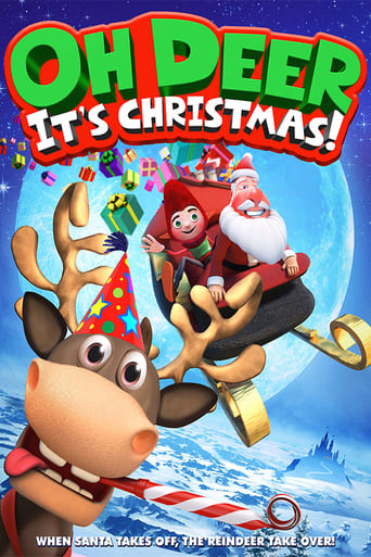 Oh Deer, It's Christmas Poster