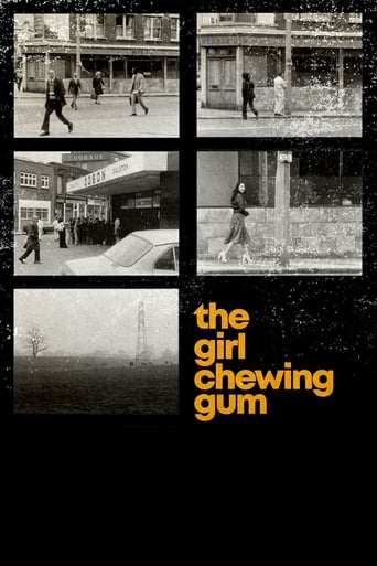 The Girl Chewing Gum Poster